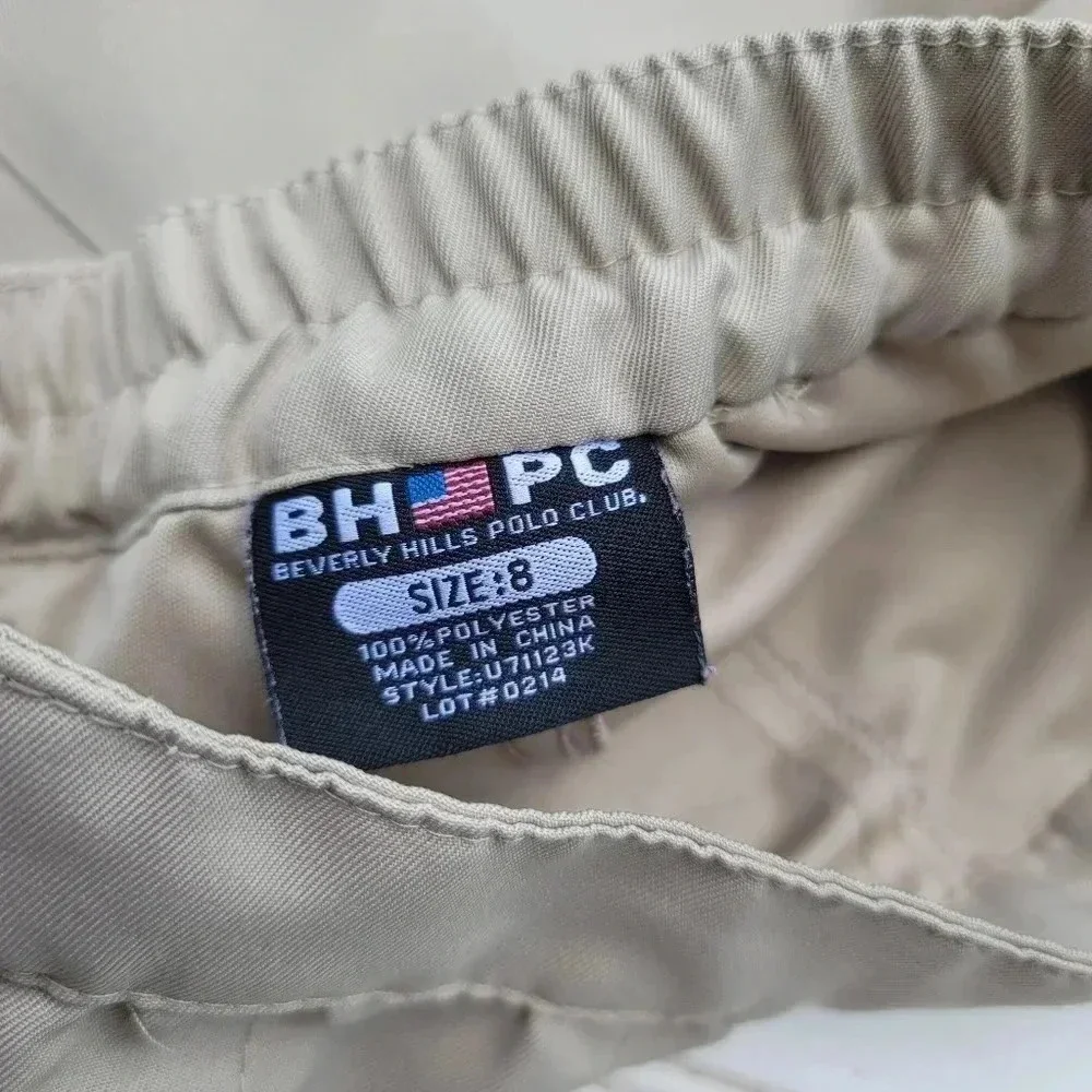 Lot Of 3 SCHOOL UNIFORM SKORTS Bermuda SHORTS BHPC Beige Khaki Sz 8